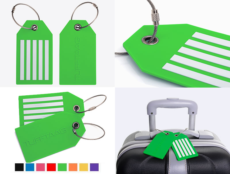 tough luggage tags
