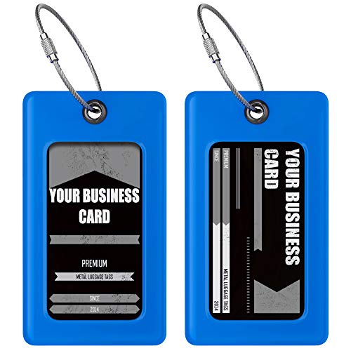 Metal Luggage Tags  My Metal Business Card